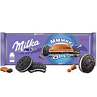 Молочний шоколад Milka MAX Oreo з хрумким печивом орео 300 г