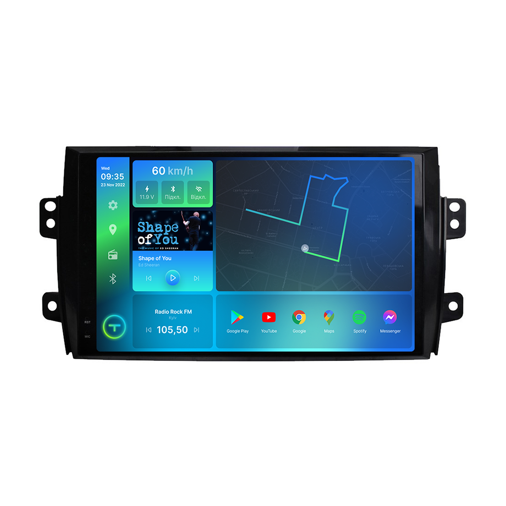 Штатна магнітола Torssen 2K Suzuki SX4 06-12 F9432 4G Carplay DSP, фото 1