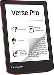 Електронна книга PocketBook 634 Verse Pro  Passion Red  (PB634-3-CIS) (код 137746)