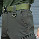 Штани Pobedov Static із матеріалу софтшелл. Колір: хакі, фото 2