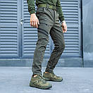 Штани Pobedov Static із матеріалу софтшелл. Колір: хакі, фото 5