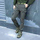 Штани Pobedov Static із матеріалу софтшелл. Колір: хакі, фото 6