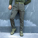 Штани Pobedov Static із матеріалу софтшелл. Колір: хакі, фото 7