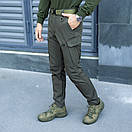 Штани Pobedov Static із матеріалу софтшелл. Колір: хакі, фото 8