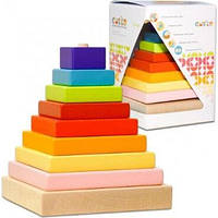 Игрушка деревянная Пирамидка Cubika LD-5/13357
