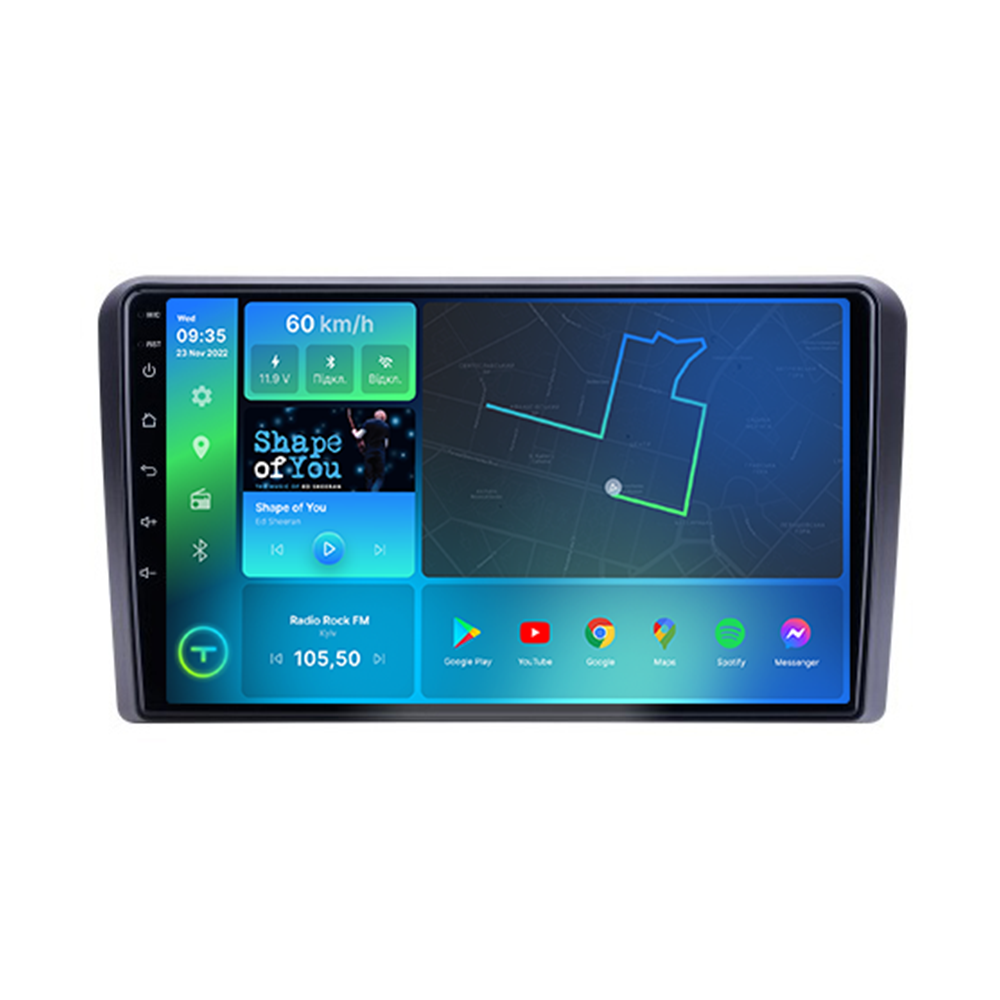 Штатна магнітола Torssen Kia Cerato 2005 universal F9432 4G Carplay DSP, фото 1