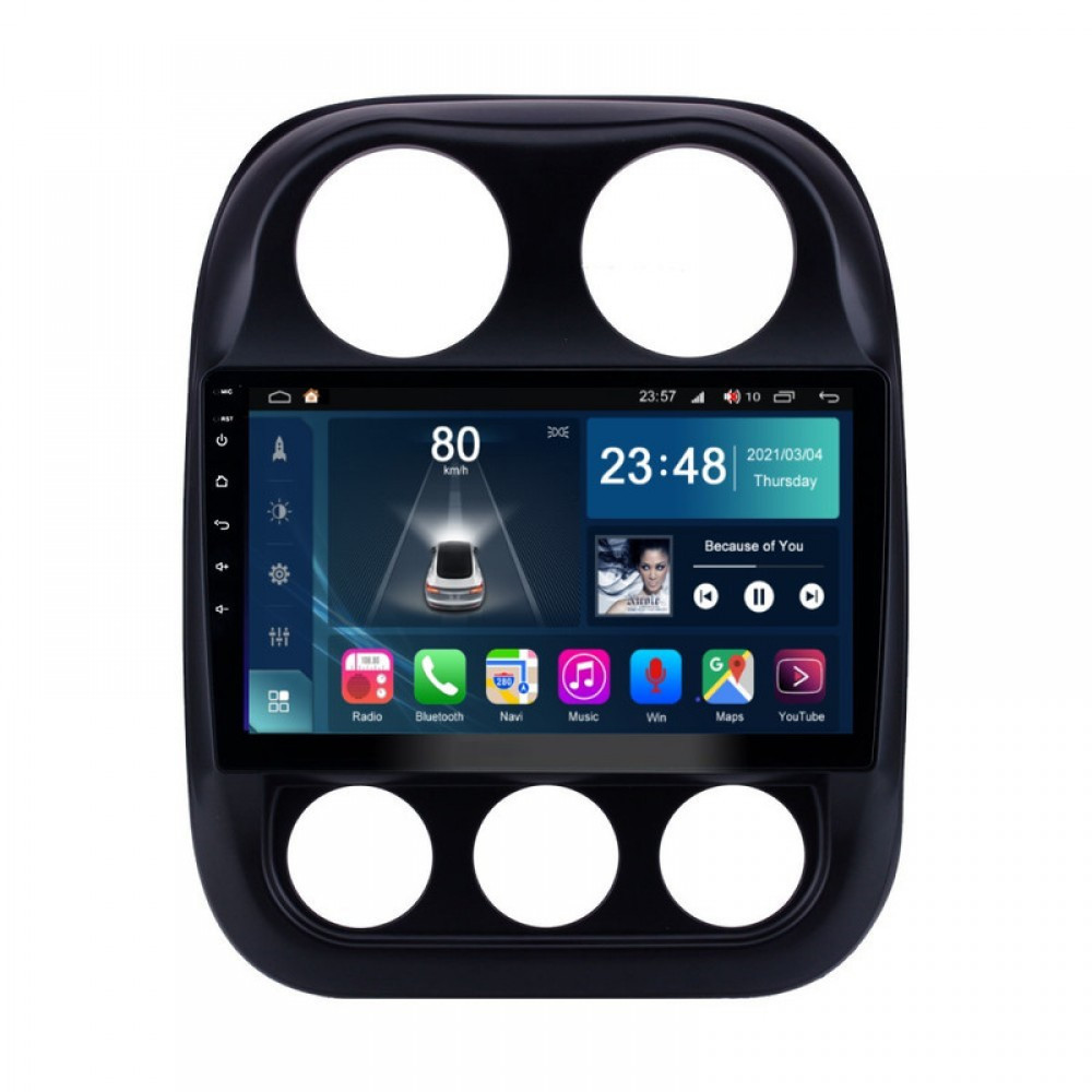 Штатна магнітола Torssen Jeep Compas/Patriot 10-16 F10432 4G Carplay DSP, фото 1
