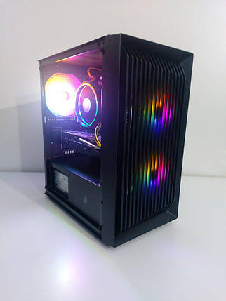 Б/в Ігровий ПК 1stPlayer Black Sir BS-2 Black MT| i5-8500| 16GB RAM| 512GB SSD+500GB HDD| Radeon RX 580 8GB, фото 1
