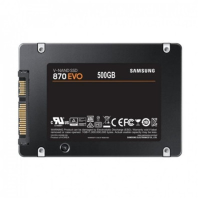 Наель SSD 2.5" 500GB 870 EVO Samsung (MZ-77E500B/EU) g - фото 3 - id-p2061512011