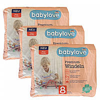 Детские одноразовые подгузники Babylove Premium 8 18+ кг 84 шт LW, код: 8177420