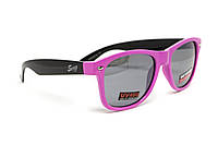 Очки защитные открытые Swag Hipster-B Pink (Flash mirror) зеркальные серые