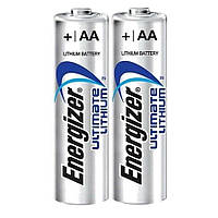 Батарейка литиевая Lithium AA Ultimate (LR6) Energizer 1.5V, 2шт. в блистере