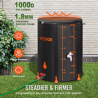 VEVOR Rain Tank 201 литр Складная бочка для дождя 1000D ПВХ Материал Бочка для дождя Бочка для дождевой воды