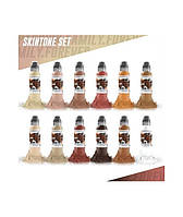 Набор красок World Famous Ink - Skintone Color set 12x30 ml