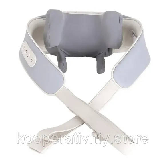 Ударный вибромассажер для спины, плеч и шеи U-образный массажный пояс для тела UKC 9229 - фото 1 - id-p2197925991