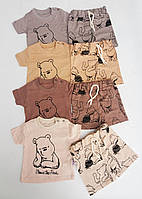 Костюм дитячій футболка+ шорти Розміри :9-12-18-24міс. Ціна : 350 Виробник Туреччина