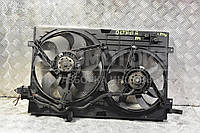Вентилятор радиатора комплект 2 секции 7 лопастей+7 лопастей с диффузором Skoda Octavia 1.9tdi (A4) 1996-2010