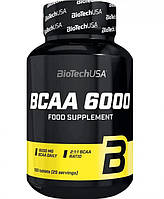 Амінокислоти BioTech (USA) BCAA 6000 100 таблеток