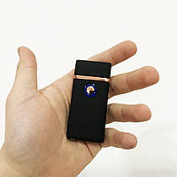 Аккумуляторная зажигалка подарочная TH-705 2IN1 Газ + USB | Зажигалка необычная | FB-209 Ветрозащитная