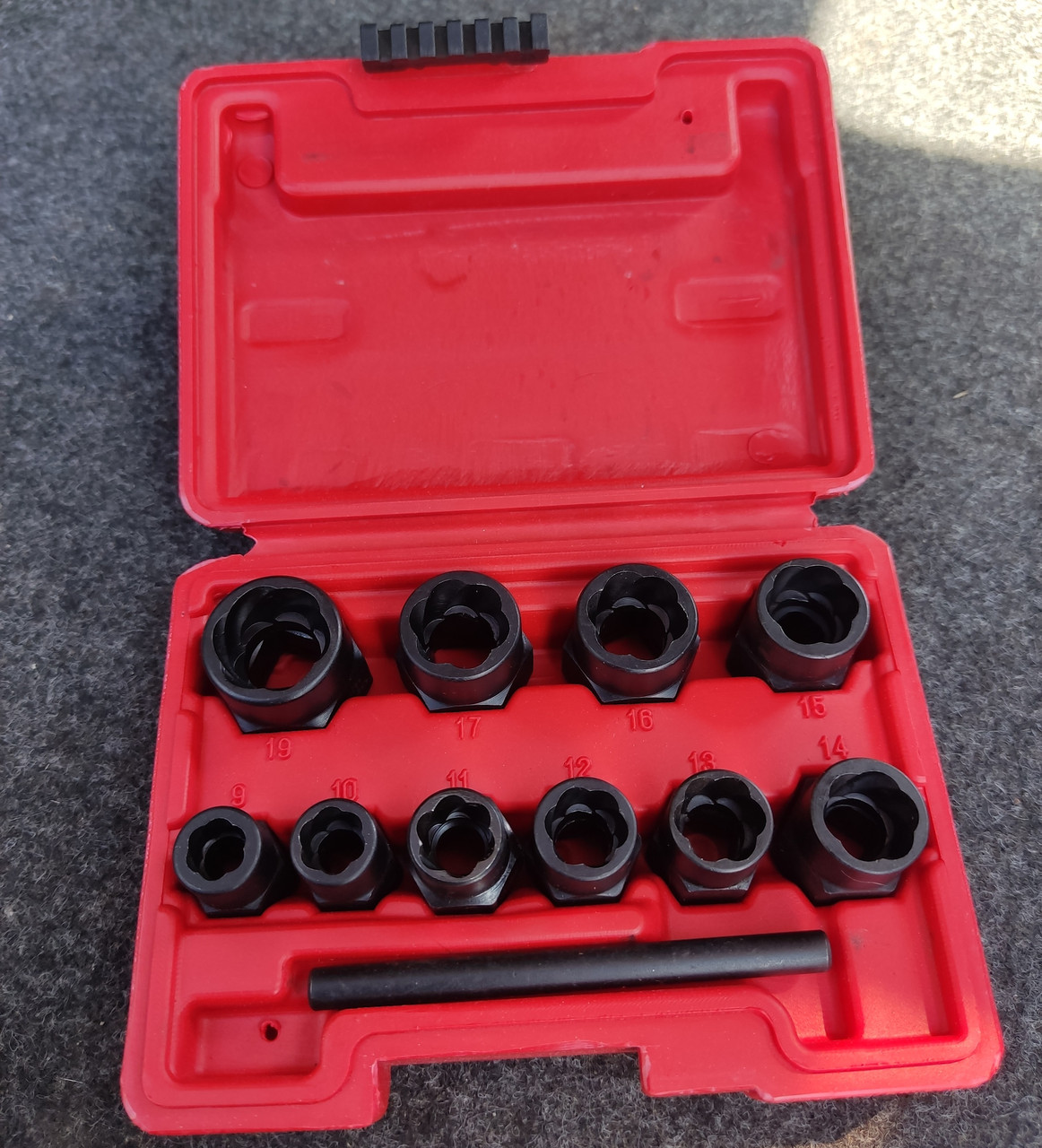 Набір спеціальних головок для пошкоджених граней болтів zb1344, фото 1