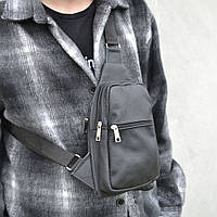 Мужская сумка-слинг тактическая плечевая / Борсетка сумка через плечо / Мужская сумка DI-368 на грудь