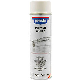 Акриловий ґрунт спрей білий Presto Primer White 500мл