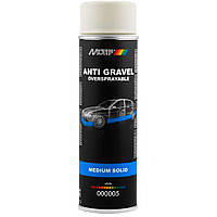 Белое антигравийное покрытие в спрее Гравитекс Motip MS White Anti Gravel Spray 500мл