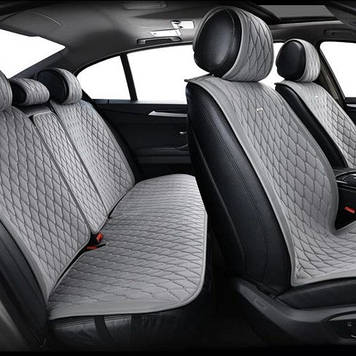Накидки на сидіння авто Beltex New York (сірий) grey Повний комплект BX84200