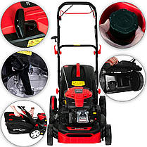 Газонокосарка бензинова 8 км MasterBlade 60 л Turbo Eco Drive Maltec 109283, фото 4