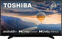 Телевизор 43 дюйма Toshiba 43UA2263DG (Android TV 4K T2/S2 Bluetooth)