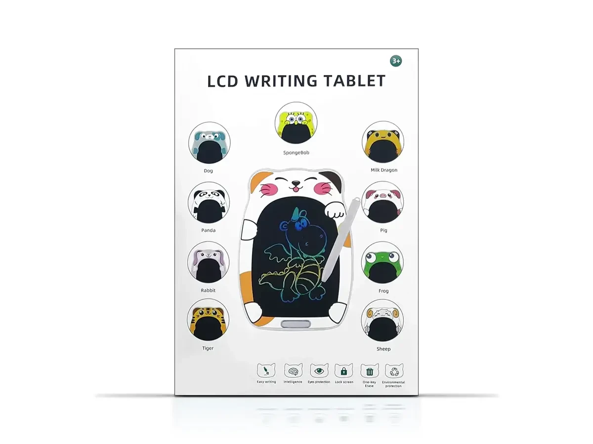 Планшет графічний 6" дитячий кольоровий LCD Writing Tablet 100шт 6602