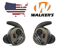 Активные тактические беруши Walker's Silencer Wireless NRR25dB, c шумоподавлением!