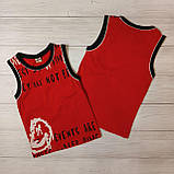 Літня майка-борцовка для хлопчика із широкими бретельками, фото 4