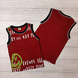 Літня майка-борцовка для хлопчика із широкими бретельками, фото 2