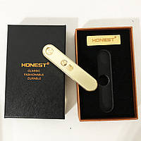 Электронная сенсорная USB зажигалка "Honest" 77127, Аккумуляторная зажигалка спиральная, WD-269 Необычная