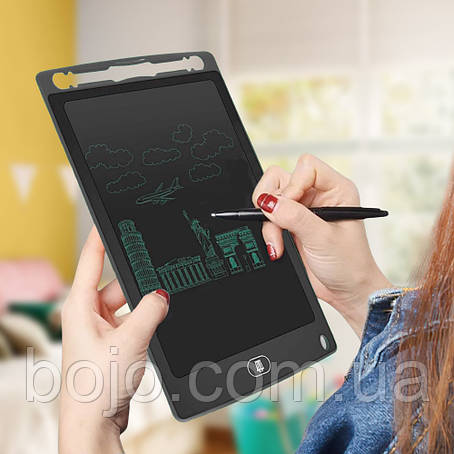 Графічний планшет для малювання LCD Writing Tablet 8.5", Чорний, фото 1