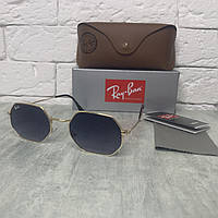 Солнцезащитные очки RAY BAN 3556 OCTAGONAL черный в золоте градиент