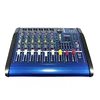 Аудіо мікшер Mixer BT 6300D 7-канальний Підсилювач звуку