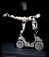 Многосуставной подвижный робот Dummy 13 Lucky 13 - НА САМОКАТЕ LEGO , меняющий форму для детей и взрослых