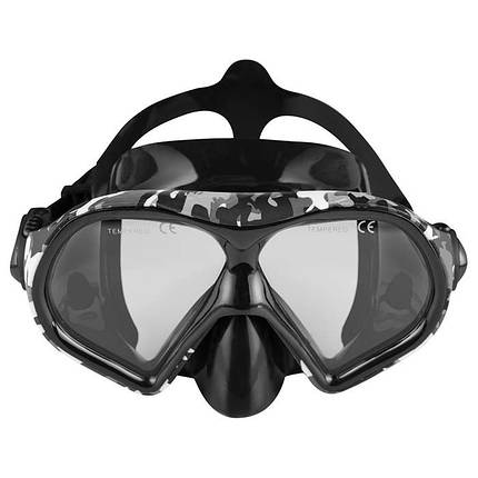 Маска для дайвінгу силіконова камуфляжна Dolvor М9510S, фото 1