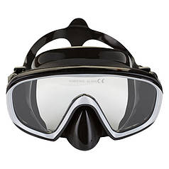 Маска для дайвінгу силіконова сіра Dolvor М118S