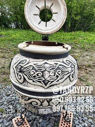 Тандир VT "Асаф" 90 літрів (механізм кришки, совок, кочерга, кільце хрестовина), фото 1