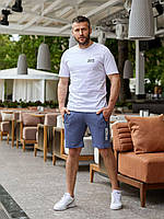 Стильные мужские шорты графит летние спортивные, молодежные трикотажные модные повседневные шорты
