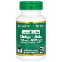 Препарат для сосудов и мозга California Gold Nutrition Ginko Biloba 120 mg (60 капсул.)