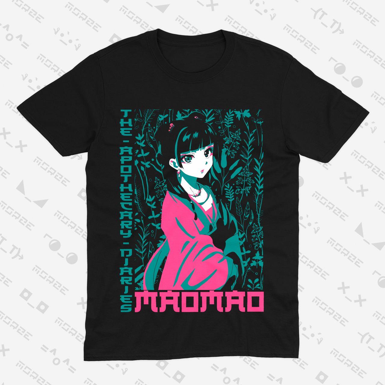 Футболка чорна Morze Монолог травниці (The Apothecary Diaries) V3, фото 1