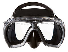 Маска для дайвінгу силіконова сіра Dolvor M244S-1BS