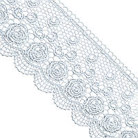 Мереживо макраме 8,0 см колір - білий