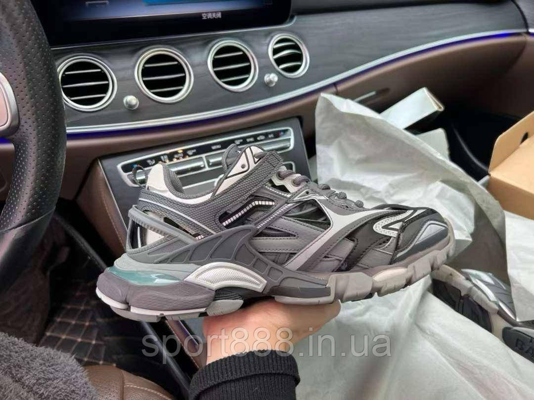 Balenciaga Track.2 Grey Black чоловічі кросівки Баленсіага Трек 44