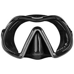 Маска для дайвінгу силіконова сіра Dolvor М900S