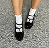 Туфлі мері джейн із натуральної лакової шкіри чорні, фото 2